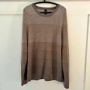 lululemon athletica Men’s Crewneck Sweater in Taupe Brown Gradient